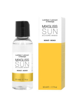 2 en 1 Lubrifiant et huile de massage silicone Mixgliss Sun Monoï 50 ML - MG2211